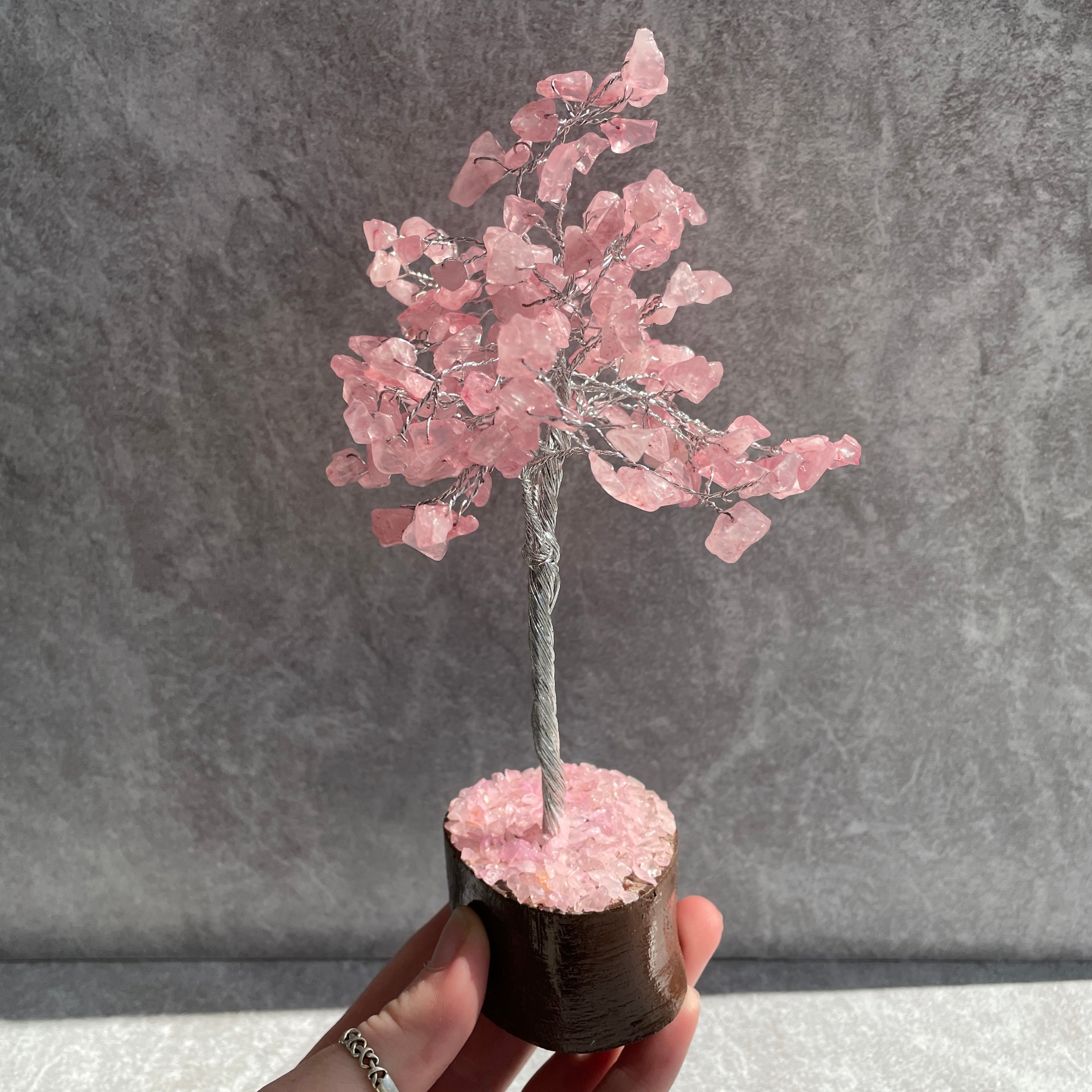 Rose Quartz Tree - Medium 012 Rose Quartz Tree - Medium 012